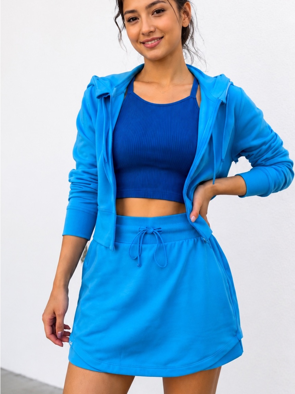 JoyLab Blue Athletic Skort Set